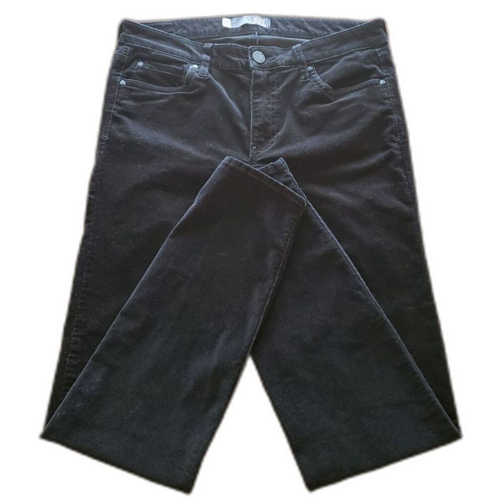 KUT from the Koth - Diana - Black Corduroy Pants - Fab AB Skinny - Women Size 10